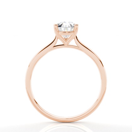 Diamantenring in einer Krappenfassung