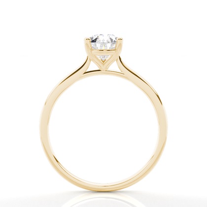 Diamantenring in einer Krappenfassung