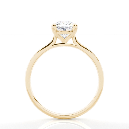 Diamantenring in einer Krappenfassung