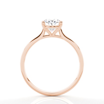 Diamantenring in einer Krappenfassung