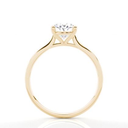 Diamantenring in einer Krappenfassung