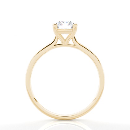 Diamantenring in einer Krappenfassung