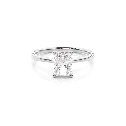 Radiant Solitaire Diamond Rings