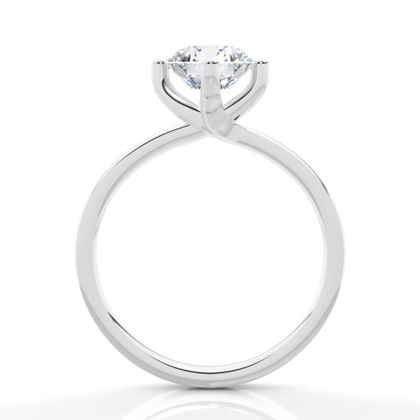Round Solitaire Diamond Rings