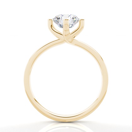 Yellow Gold Solitaire Engagement Rings