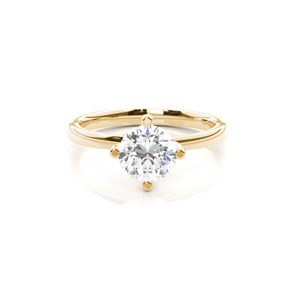 Yellow Gold Solitaire Engagement Rings