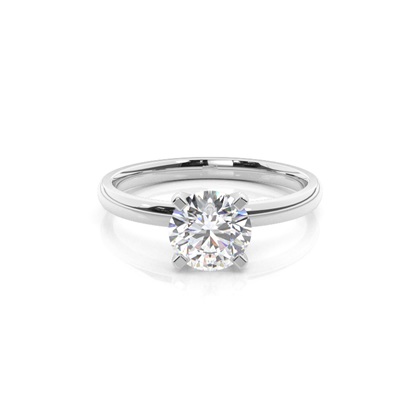 Platinum Solitaire Diamond Engagement Rings
