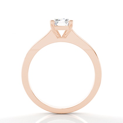 Rose Gold Solitaire Diamond Rings