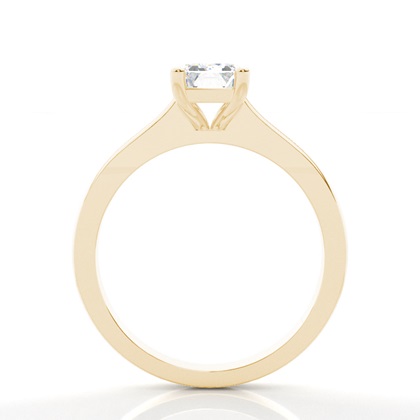 Yellow Gold Solitaire Diamond Rings 