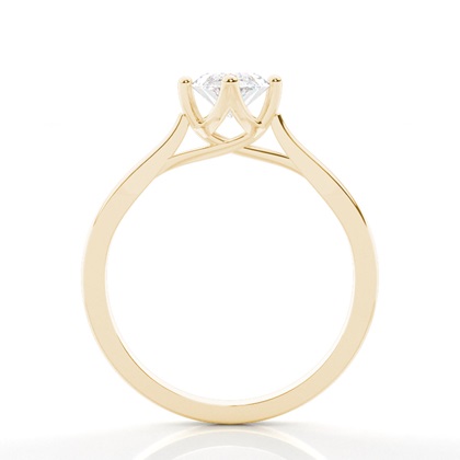 Marquise Yellow Gold Solitaire Diamond Rings