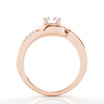 Rose Gold Diamond Engagement Rings