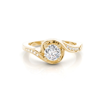 Yellow Gold Diamond Engagement Rings