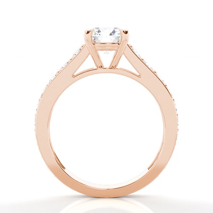 Rose Gold Diamond Engagement Rings