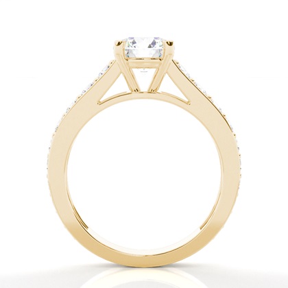 Yellow Gold Diamond Engagement Rings