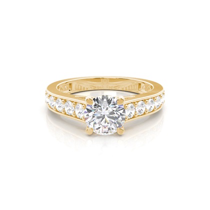 Yellow Gold Diamond Engagement Rings