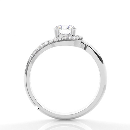 Brilliant Seitensteine Verlobungsringe