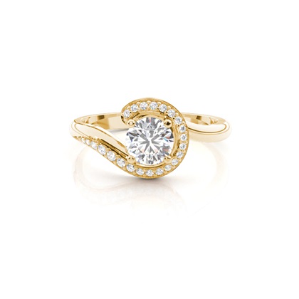 Yellow Gold Diamond Engagement Rings