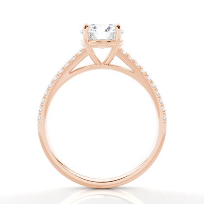 Rose Gold Diamond Engagement Rings