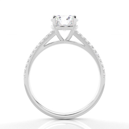 Brilliant Seitensteine Verlobungsringe