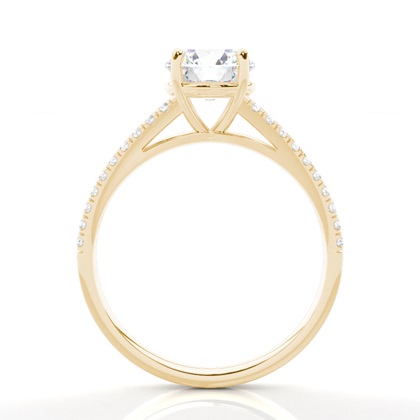 Yellow Gold Diamond Engagement Rings