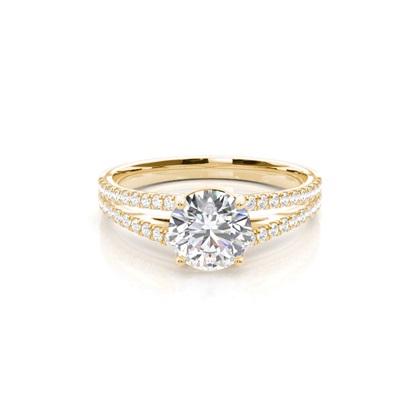 Yellow Gold Diamond Engagement Rings