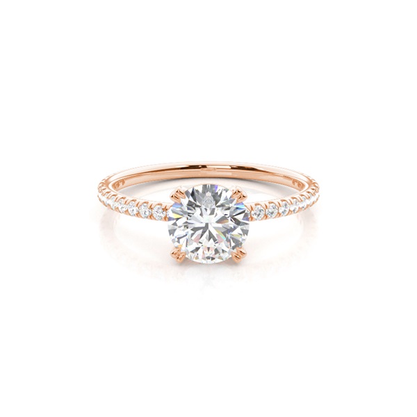 Prong Setting Side Stone Engagement Ring