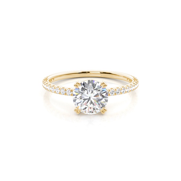 Prong Setting Side Stone Engagement Ring