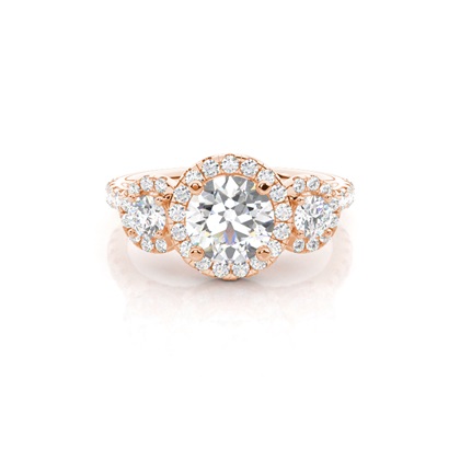 Rose Gold Diamond Rings