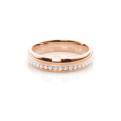 Women's Rose Gold Wedding Rings