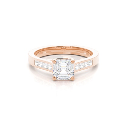 Rose Gold Diamond Engagement Rings