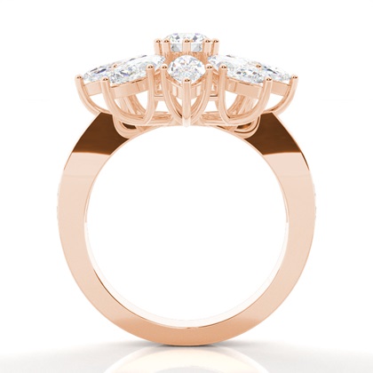 Mixed Shaped Diamond Rings