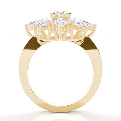 Mixed Shaped Diamond Rings