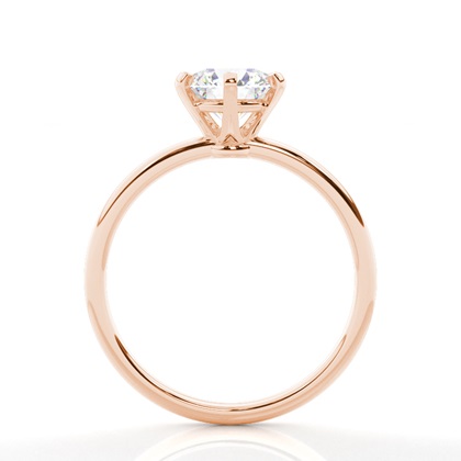 Diamant Verlobungsring in einer Krappenfassung