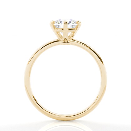 Diamant Verlobungsring in einer Krappenfassung