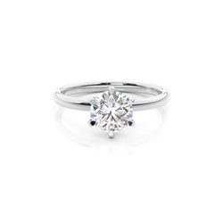 Diamant Verlobungsring in einer Krappenfassung