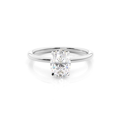 Oval Diamond Engagement Rings