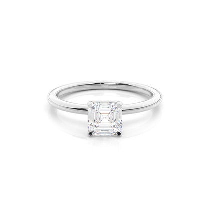 Asscher Diamond Rings