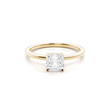 Asscher Diamond Rings