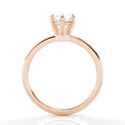 Diamant Verlobungsring in einer Krappenfassung