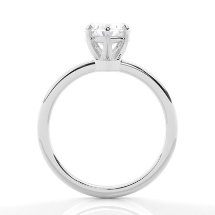 Diamant Verlobungsring in einer Krappenfassung