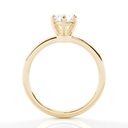 Diamant Verlobungsring in einer Krappenfassung