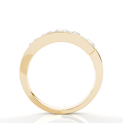 Yellow Gold 5 Stone Diamond Rings