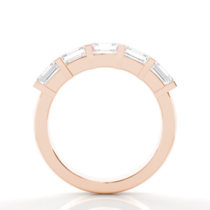 Rose Gold 5 Stone Diamond Rings