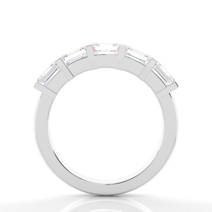 Emerald 5 Stone Diamond Rings