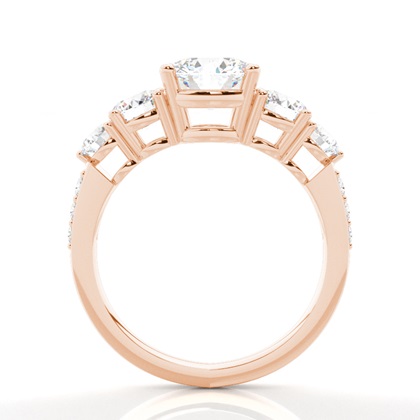 Rose Gold Diamond Engagement Rings