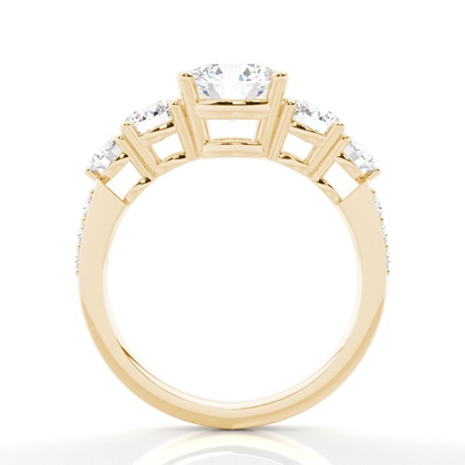 Yellow Gold Diamond Engagement Rings