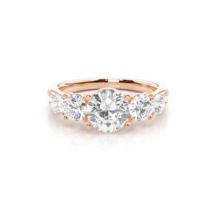 Rose Gold Diamond Engagement Rings