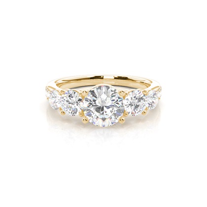 Yellow Gold Diamond Engagement Rings