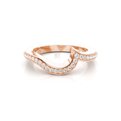 Rose Gold Women's Wedding Bands