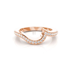 1.7mm Studded Slight Comfort Fit Diamond Shaped Band